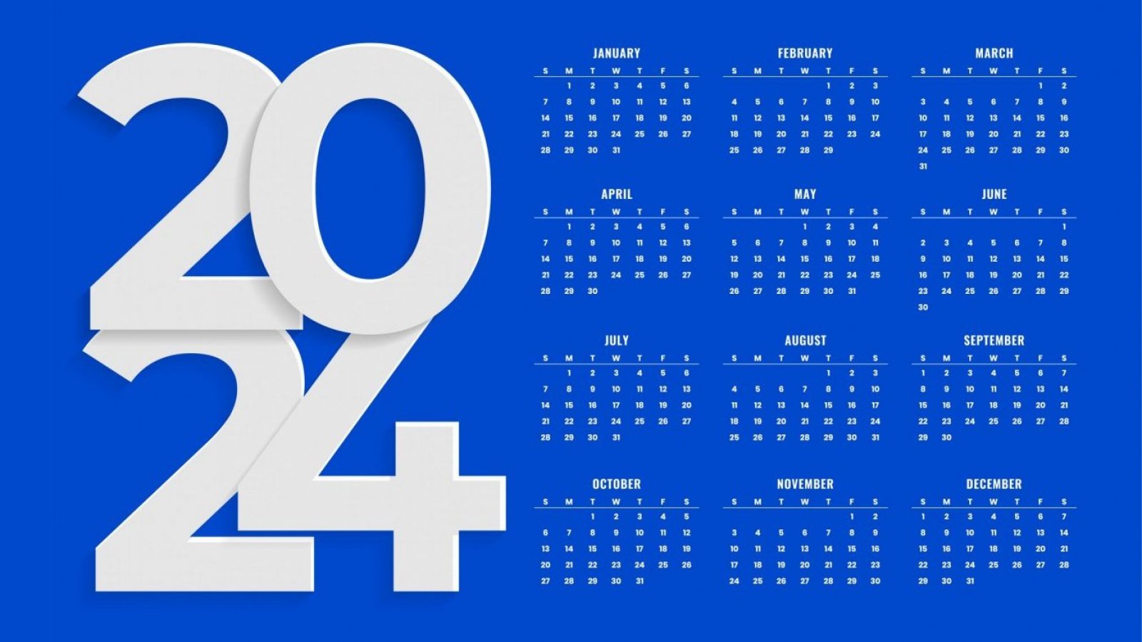 Calendario oficial de feriados Chile 2024