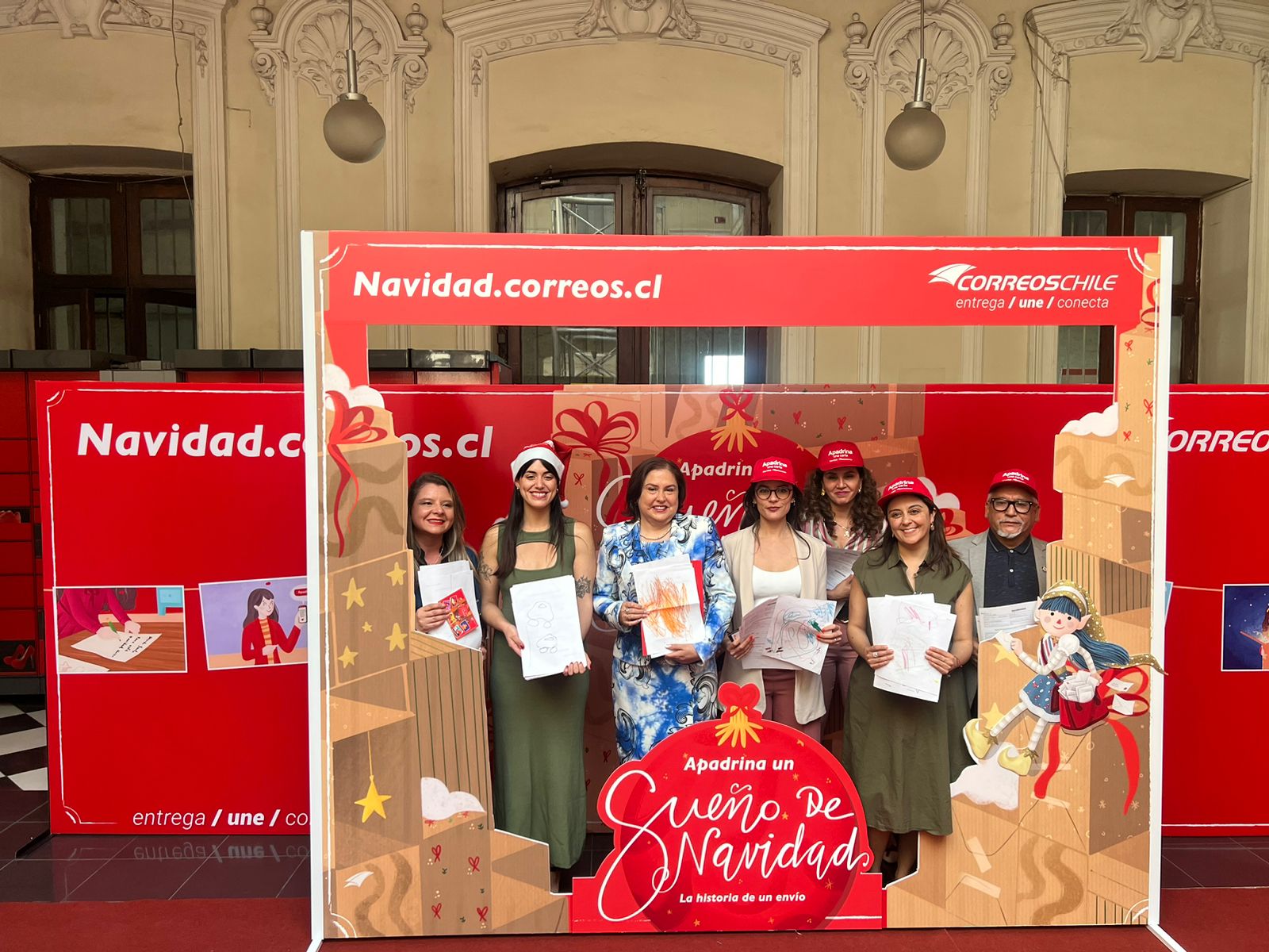 Campaña de navidad Correos de Chile.