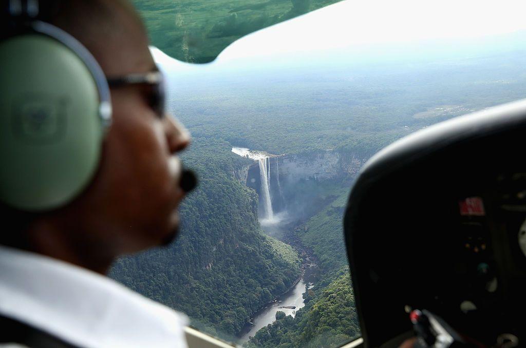 Vista aérea de las cataratas Kaieteur.