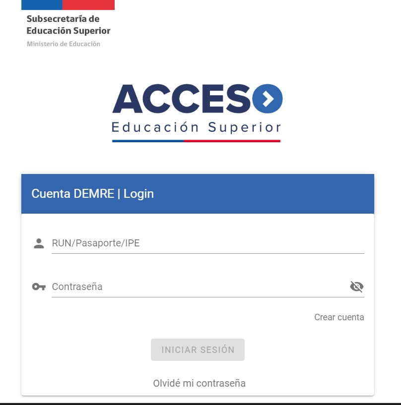 Locales de rendición PAES 2024