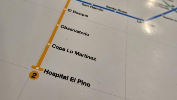 El nuevo mapa del Metro tras su llegada a San Bernardo