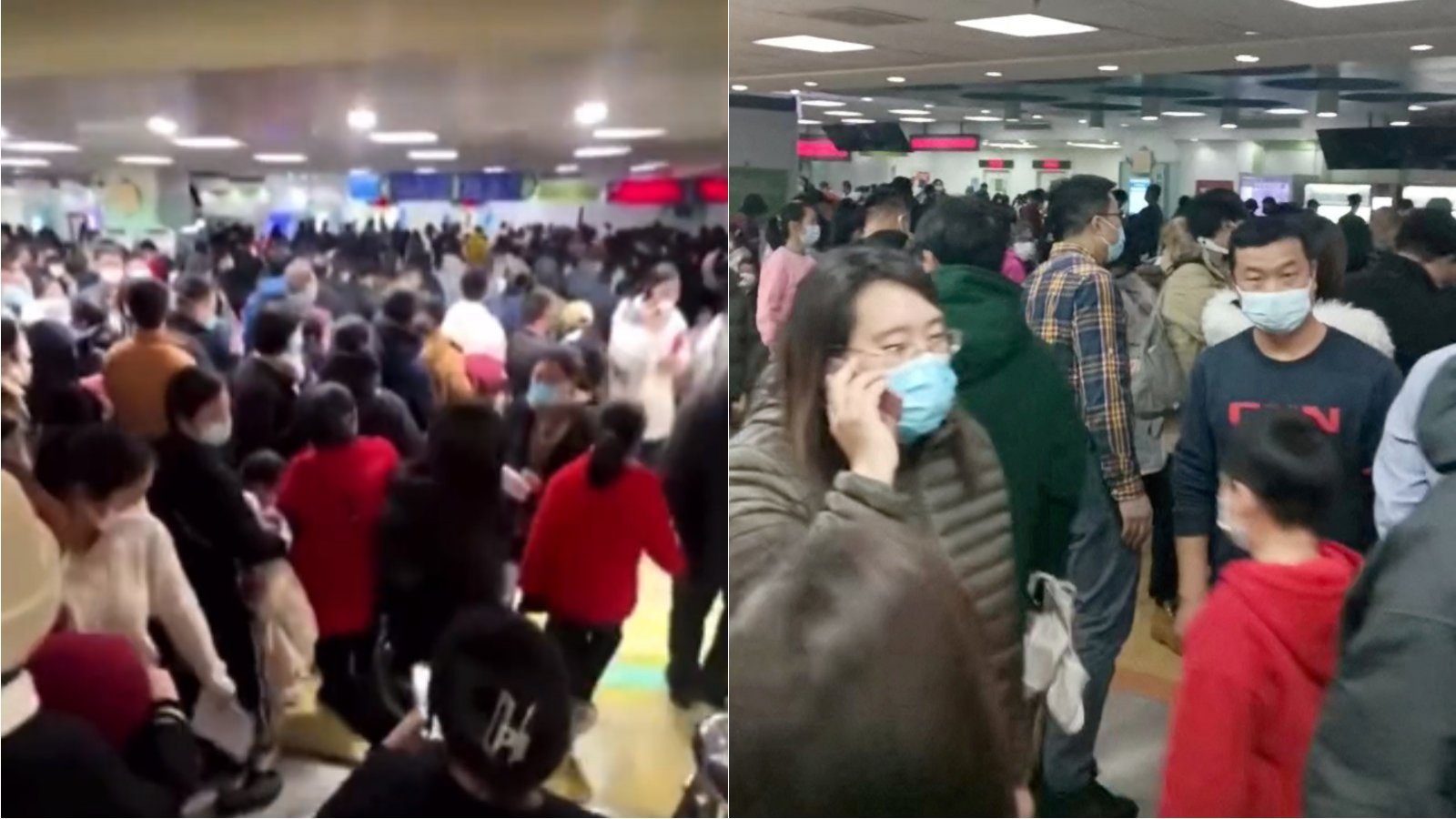 Hospitales de Beijing desbordados brote de virus respiratorios
