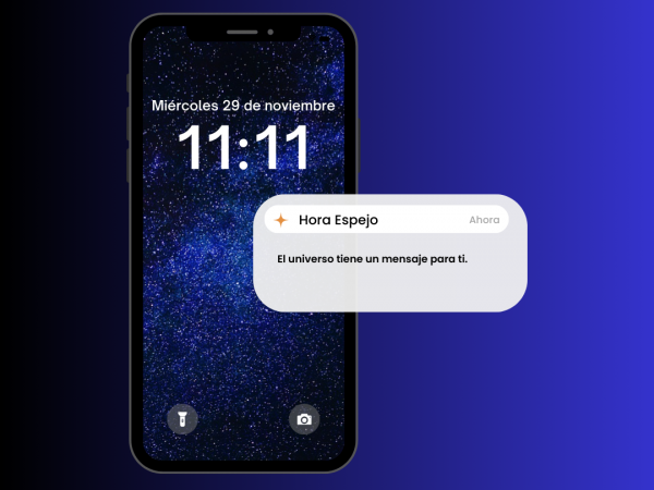 Hora espejo en teléfono. Qué significa el 11:11