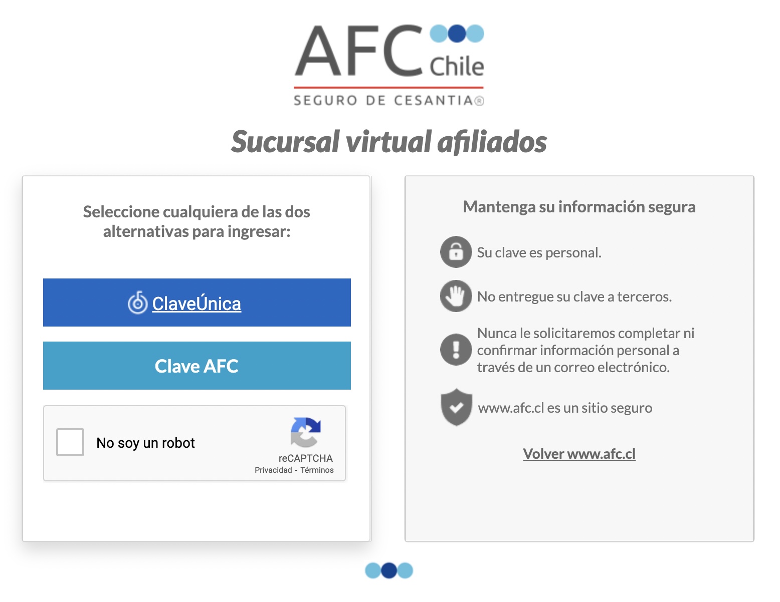 Imagen de la AFC Seguro de cesantía.