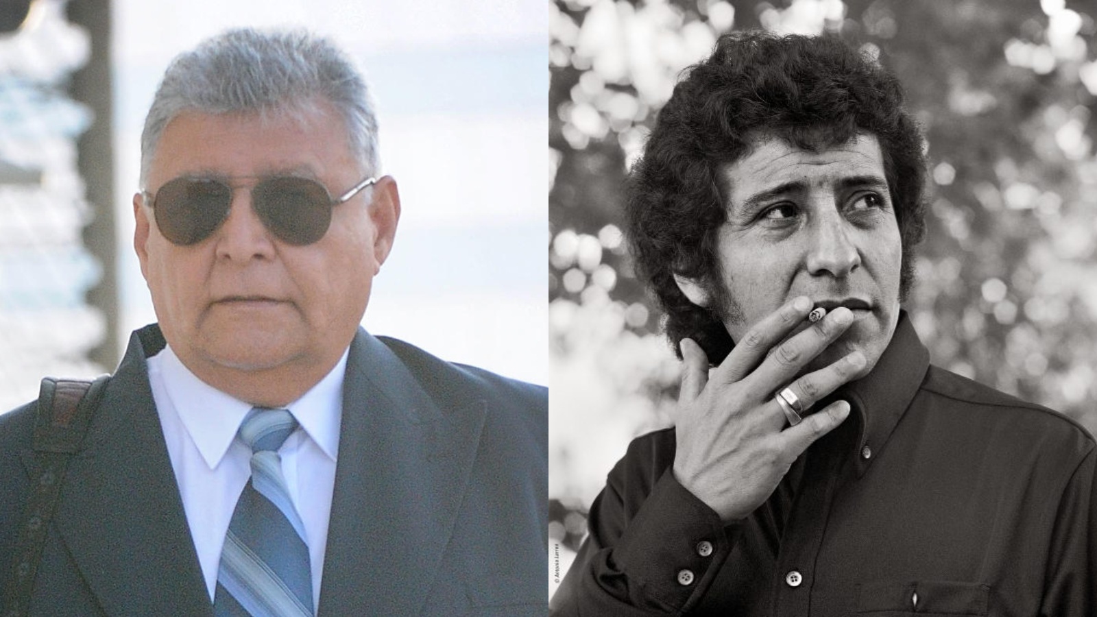 Pedro Barrientos y Víctor Jara