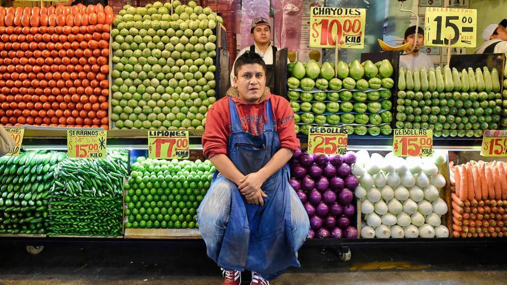 Mercado de abastos en Ciudad de Mexico
