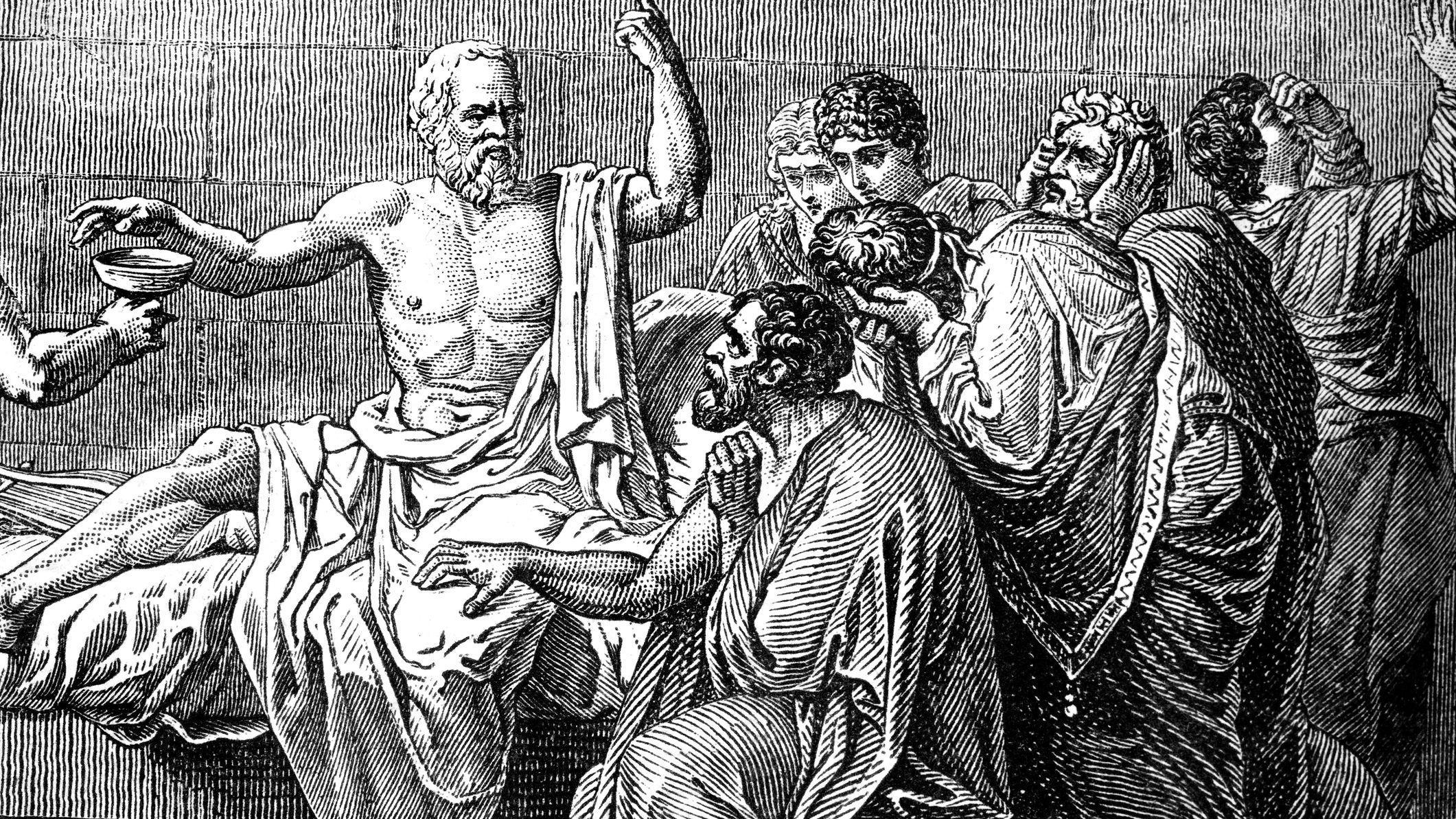 La muerte de Sócrates