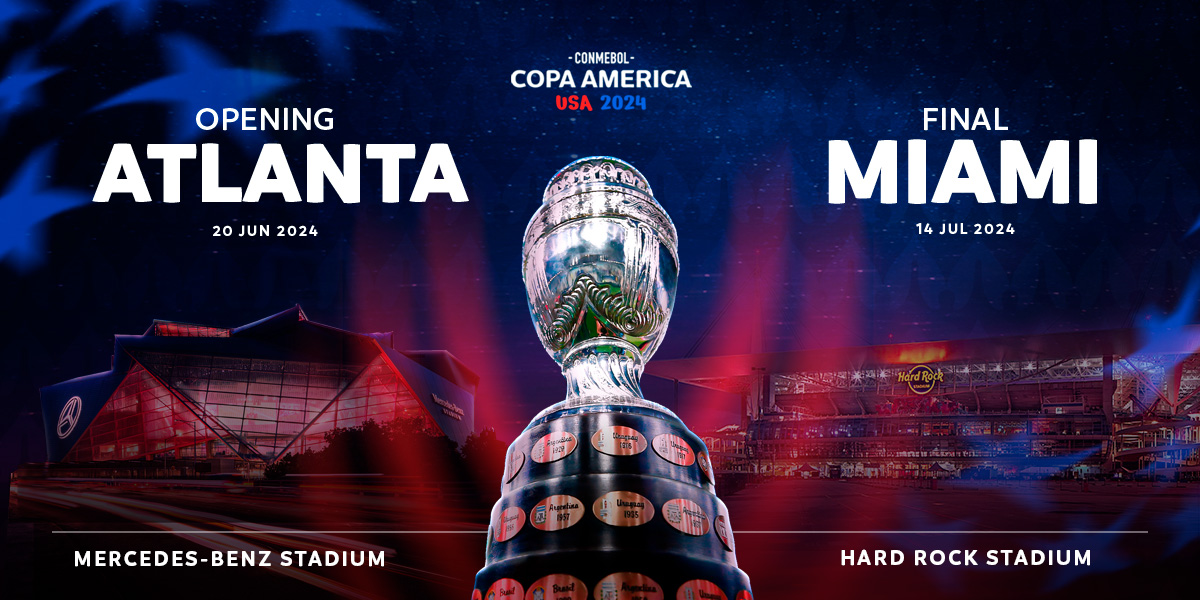 Partido inaugural y final de Copa América