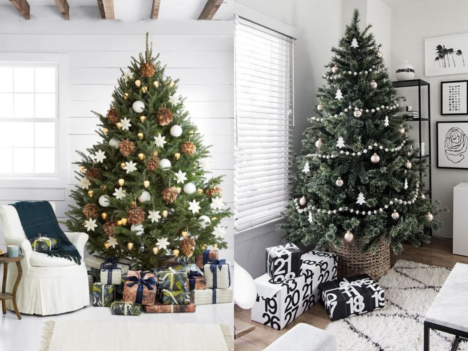 Decoración minimalista para tu árbol de Navidad
