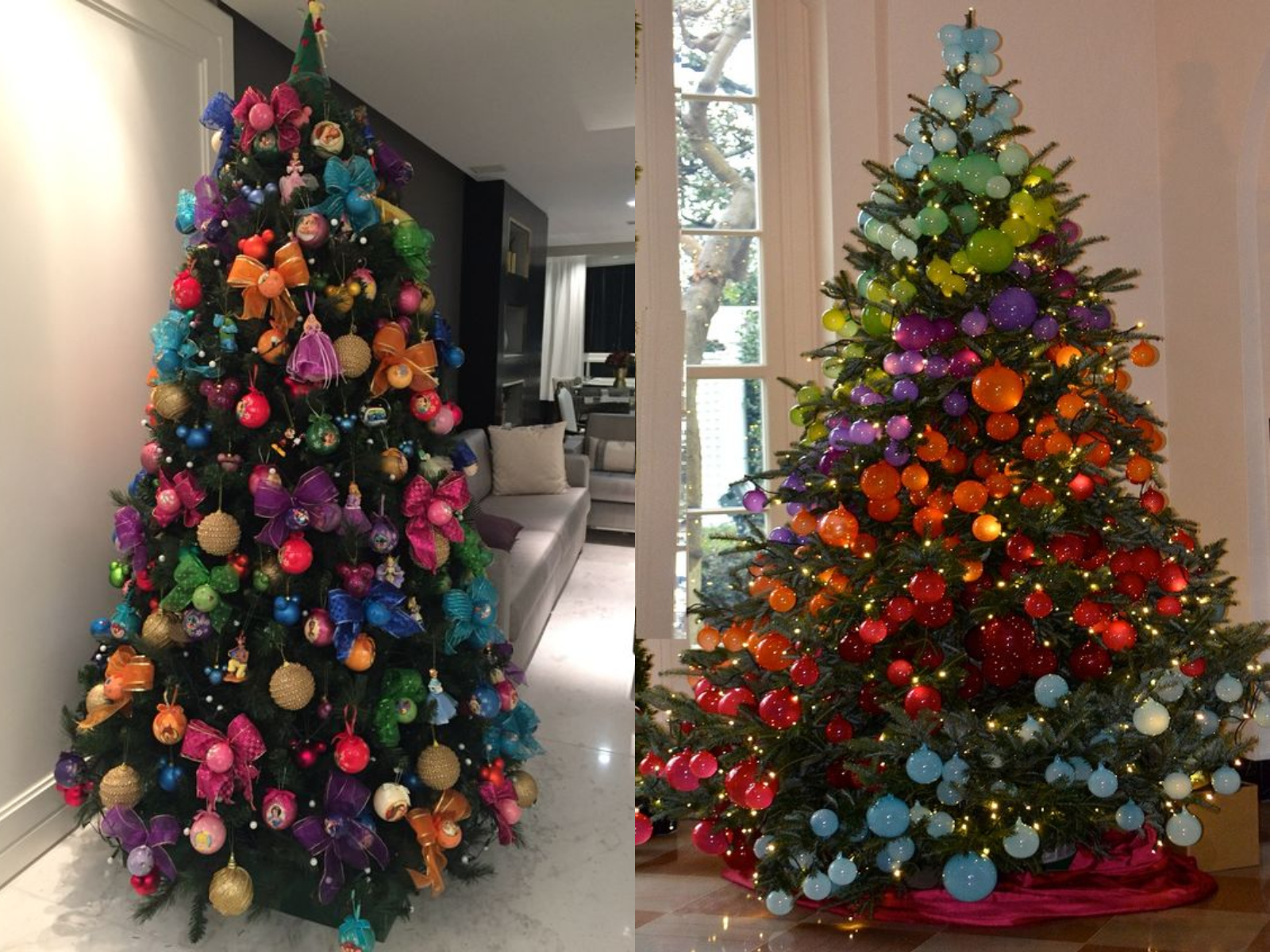 Decoraciones maximalistas para decorar tu árbol de Navidad