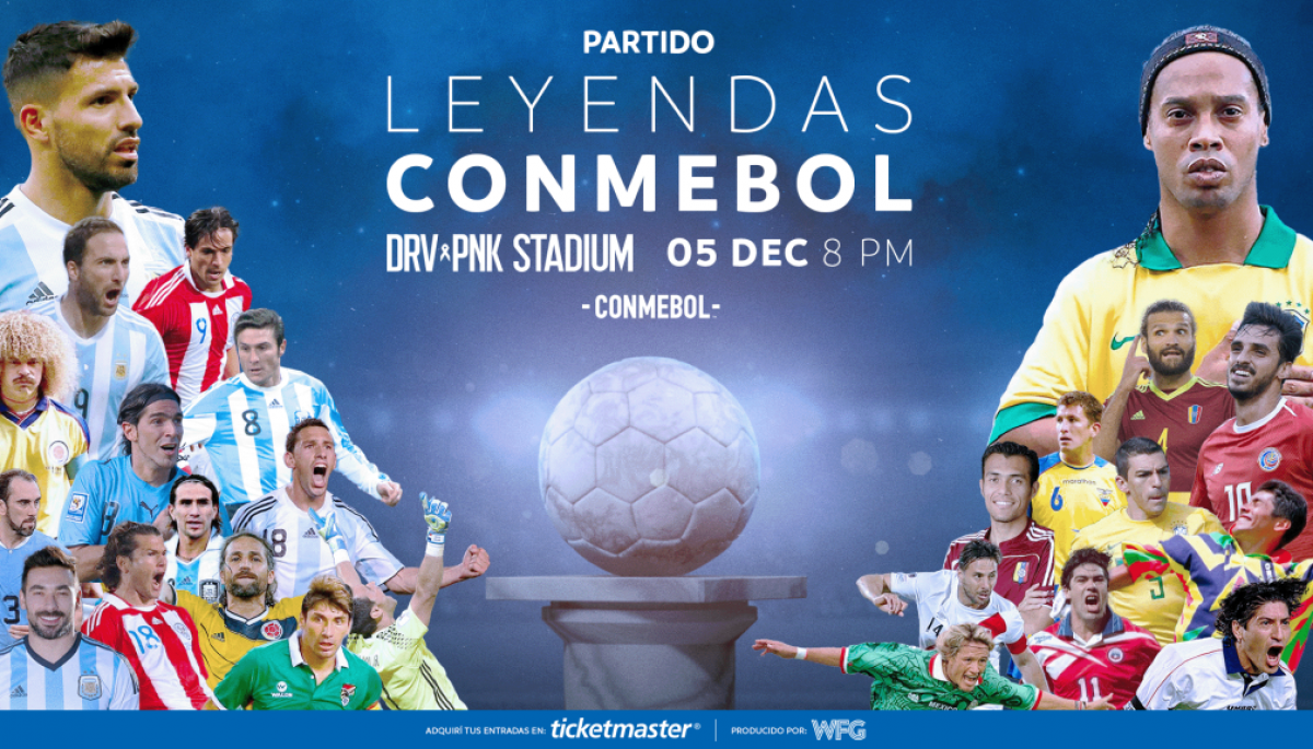 Partido de Leyendas de la Conmebol, EN VIVO ¿A qué hora y qué canal