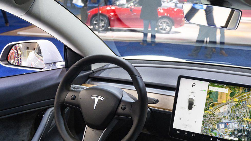 El interior de un Tesla