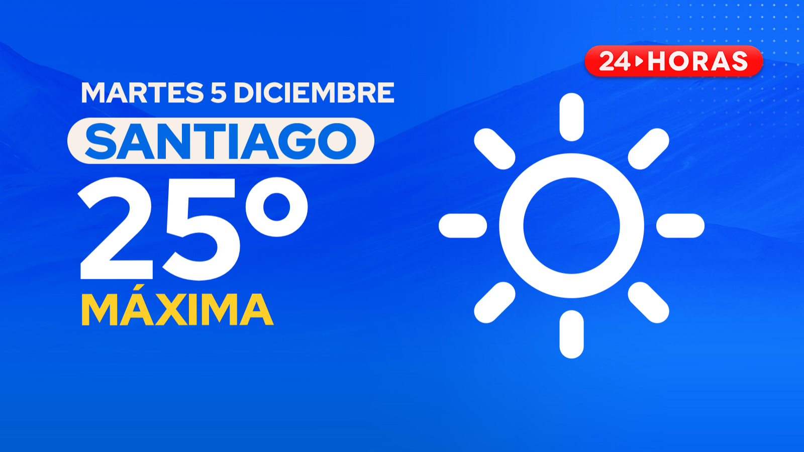 El tiempo en Santiago: martes 5 diciembre 2023