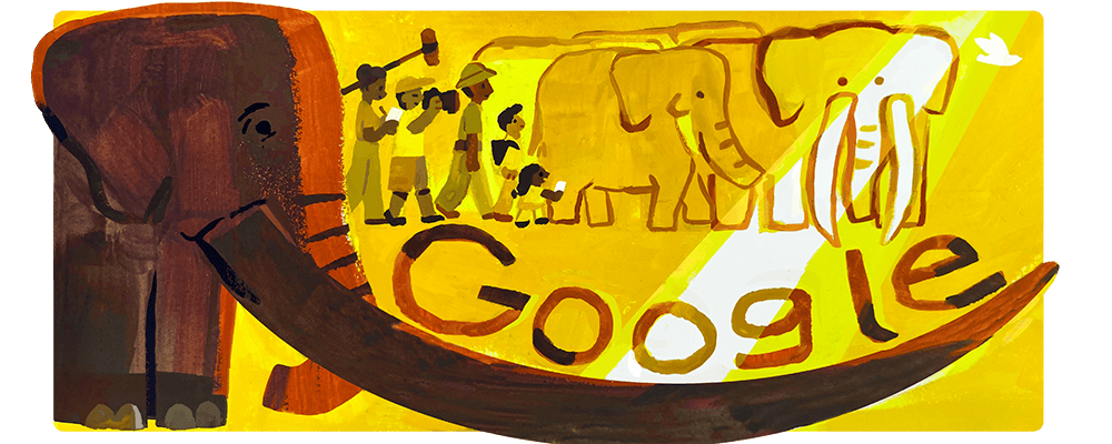 Elefante Ahmed Google doodle