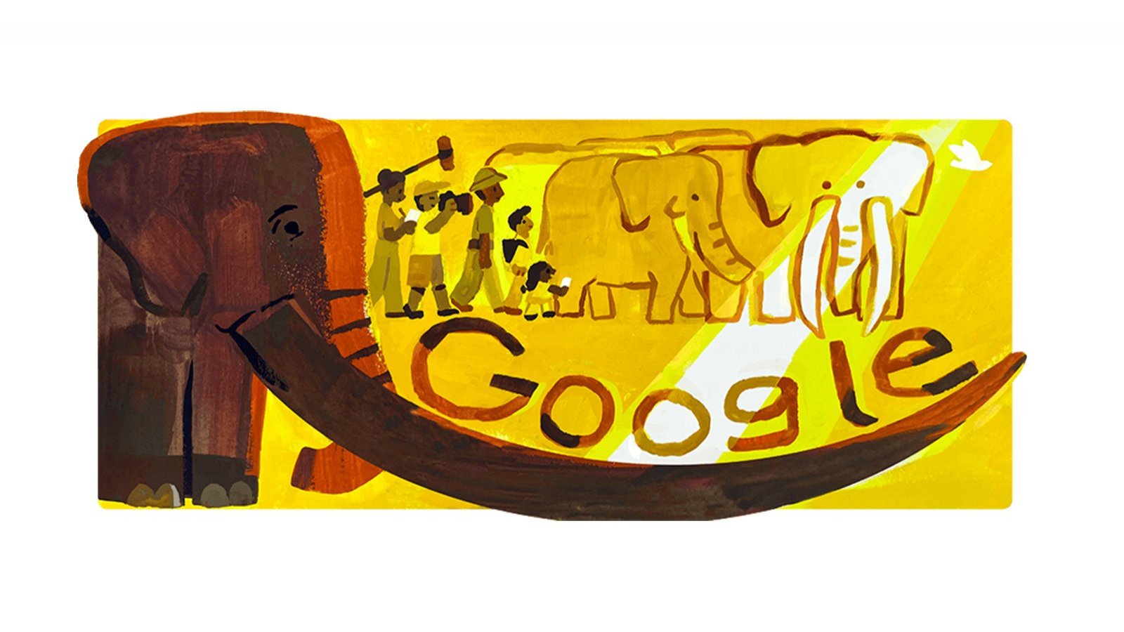 Doodle de Google elefante Ahmed
