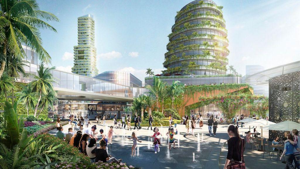 Render de Forest City.