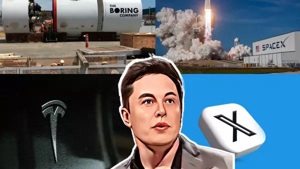 Elon Musk, Tesla, SpaceX, X. 2023.