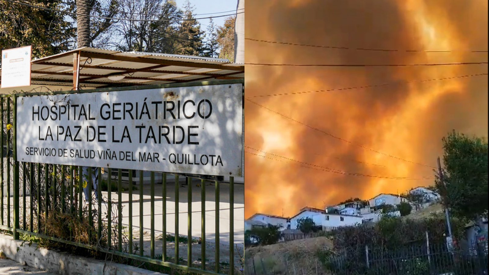 Limache: Evacuan Hospital Geriátrico La Paz por "prevención y presencia de humo"