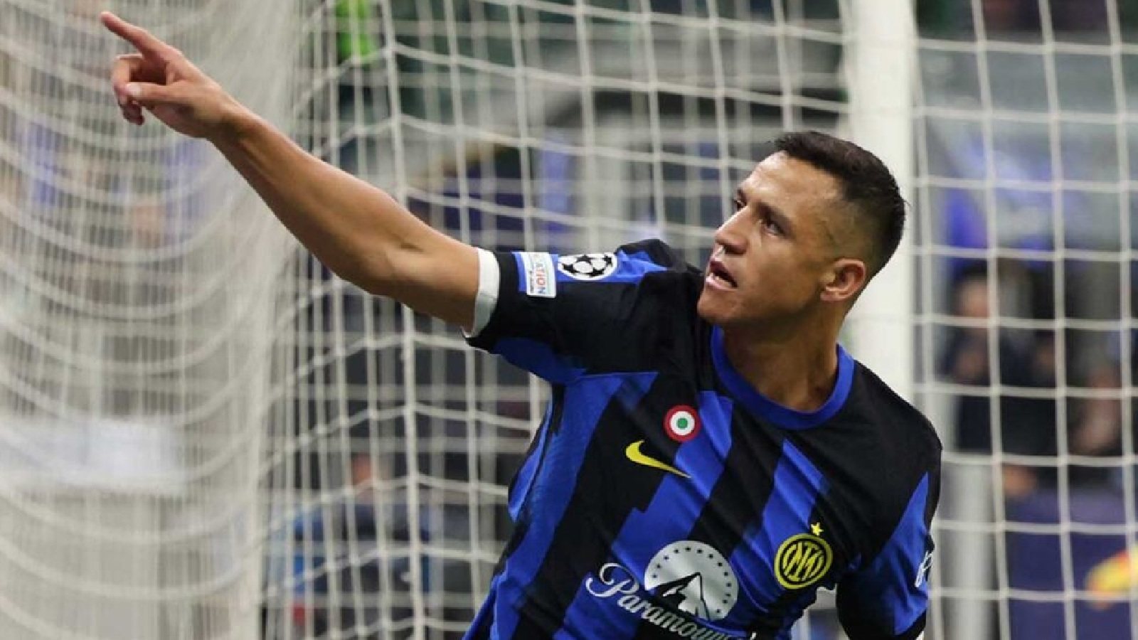 Alexis Sánchez jugando en el Inter de Milán