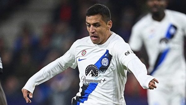 Alexis Sánchez jugando en el Inter de Milán