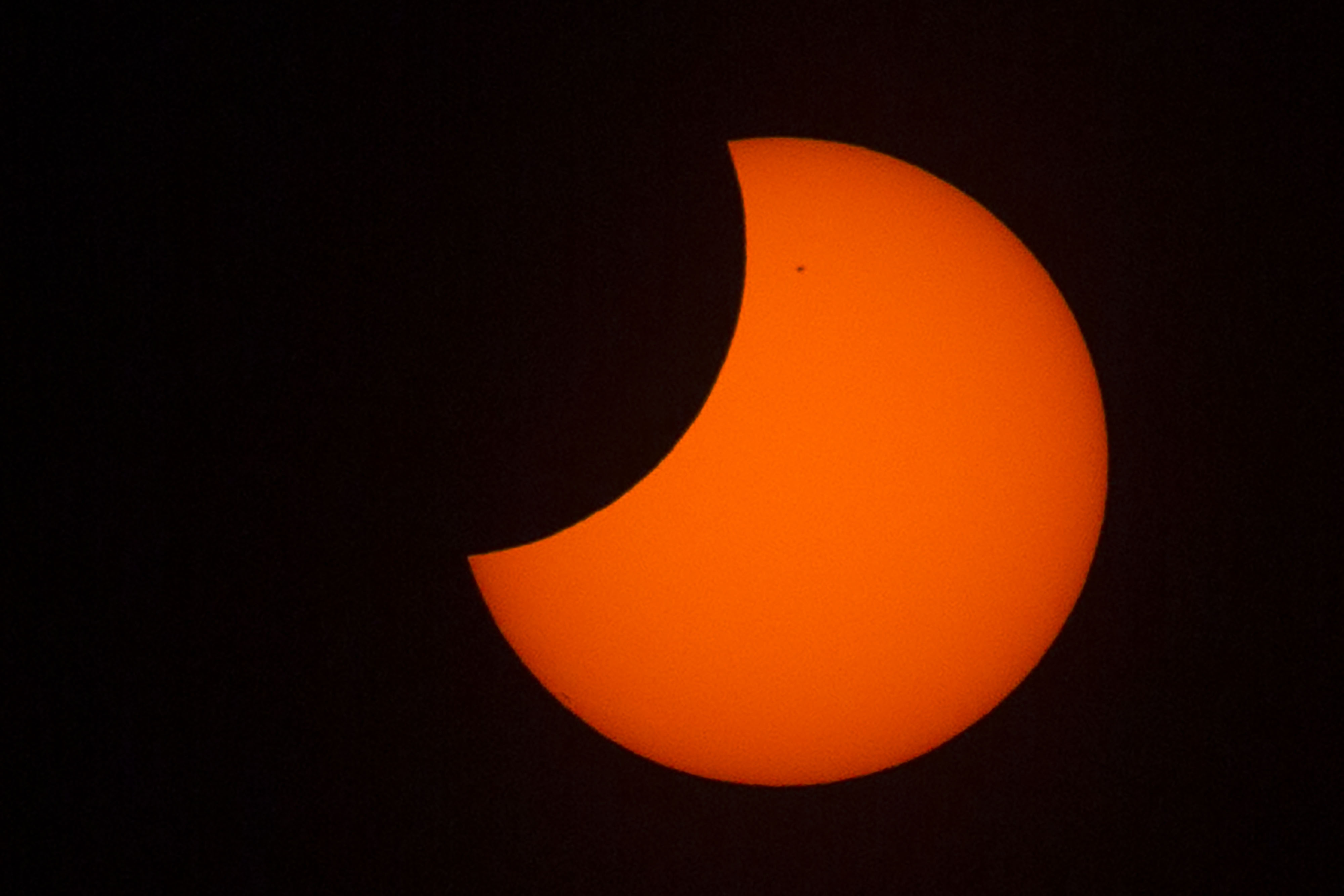 Eclipse solar en Chile.