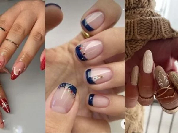 20 diseños en tendencias para uñas de Navidad 2023