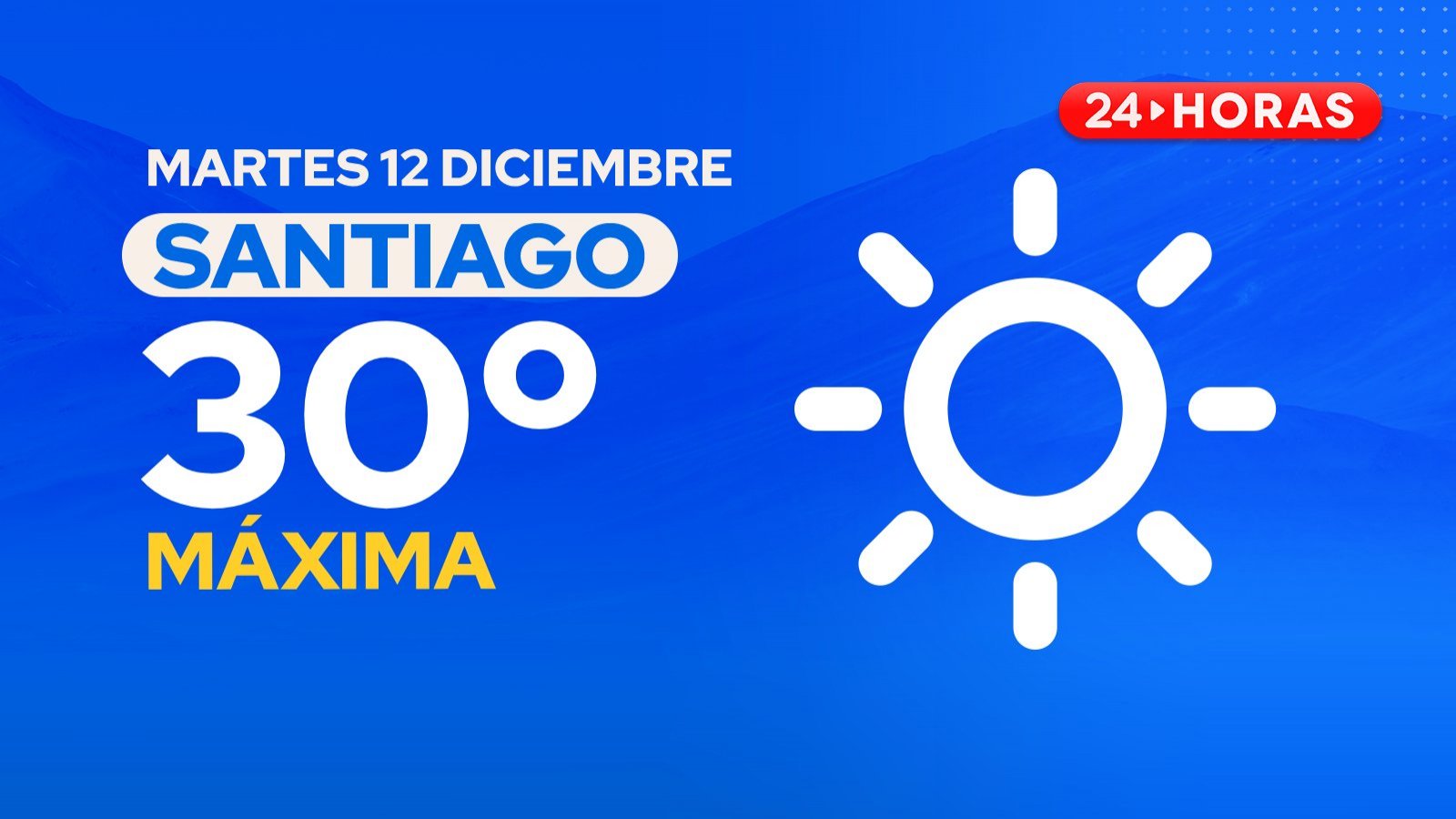El tiempo en Santiago: martes 12 diciembre 2023