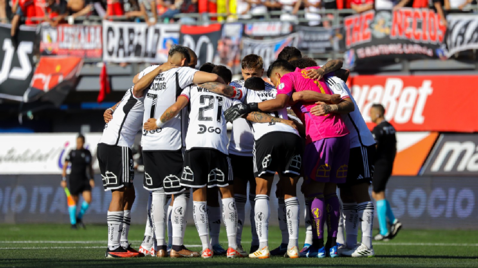 Colo Colo antes de un partido