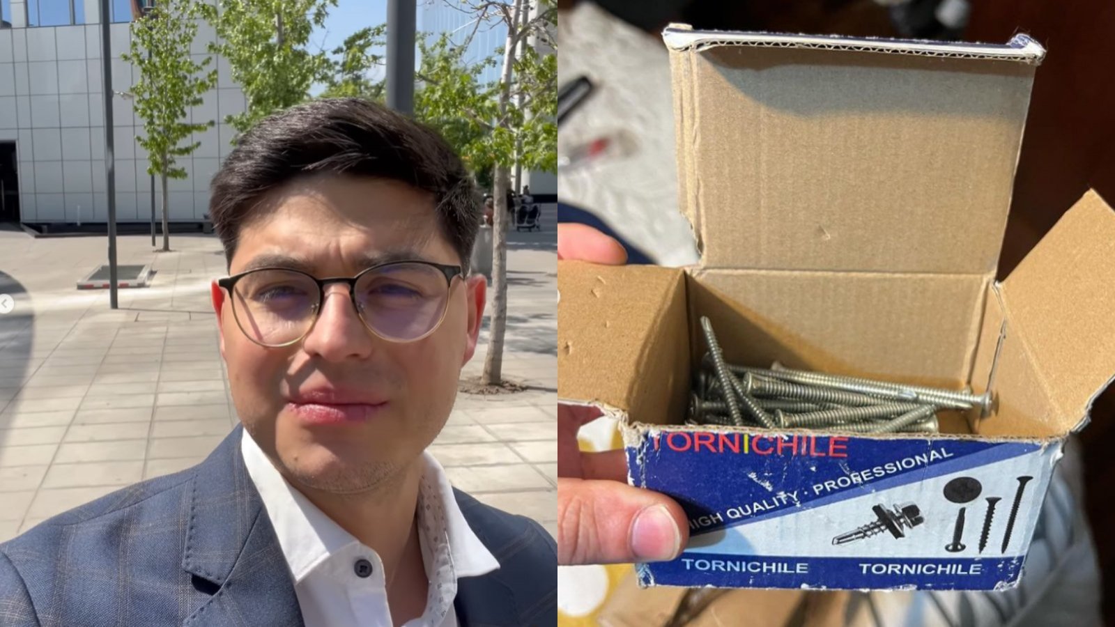 Joven compró un teléfono de $1 millón y recibió una caja de tornillos