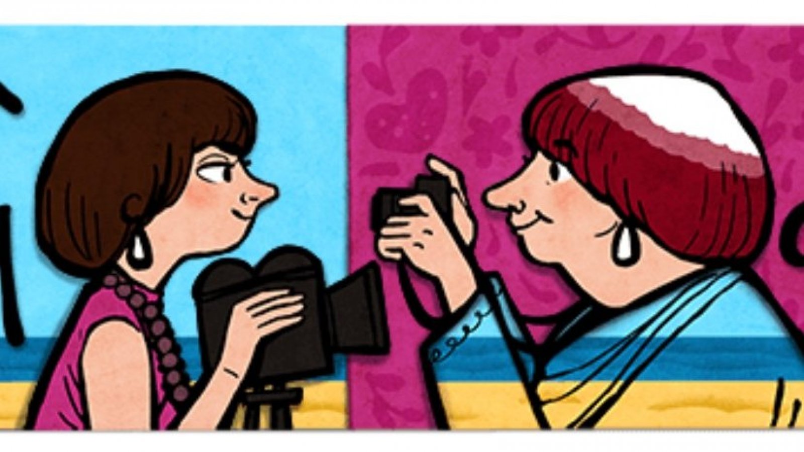 Agnès Varda y Doodle de Google.