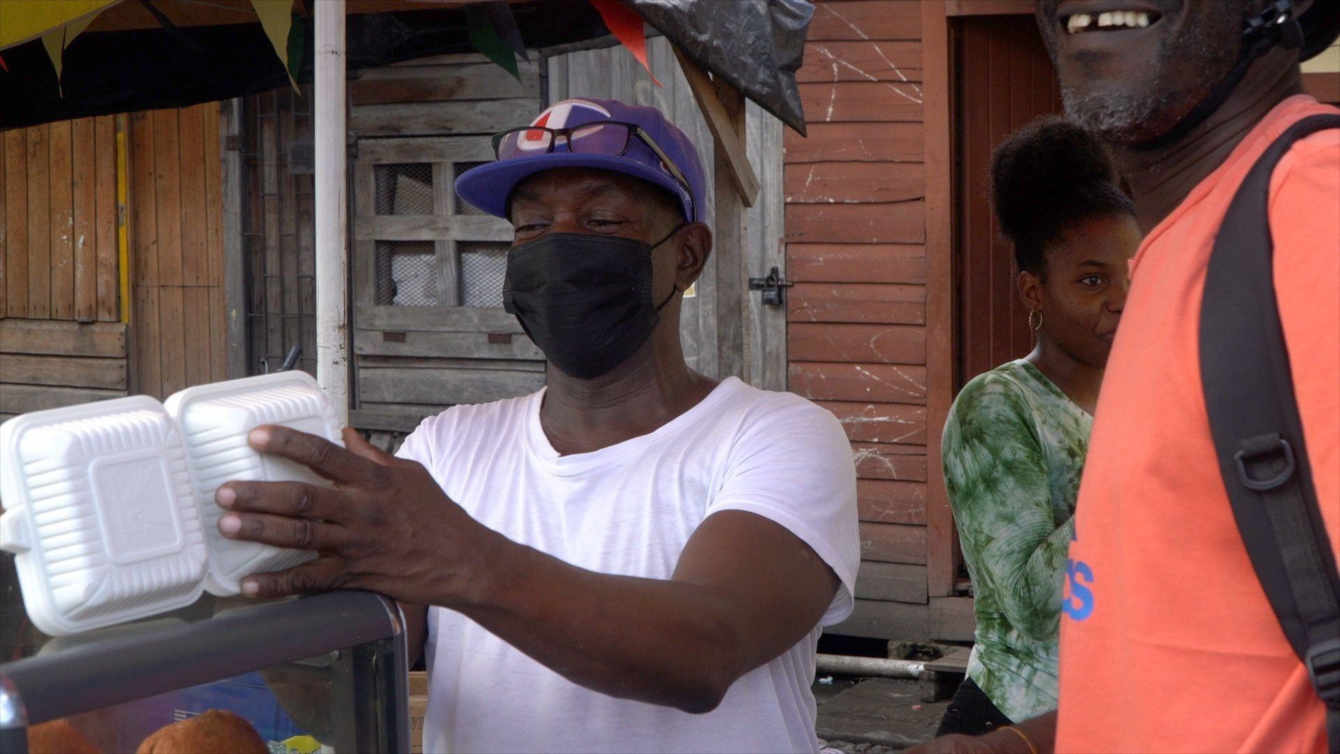 Lincoln Green en el Stabroek Market, Georgetown, Guyana. 