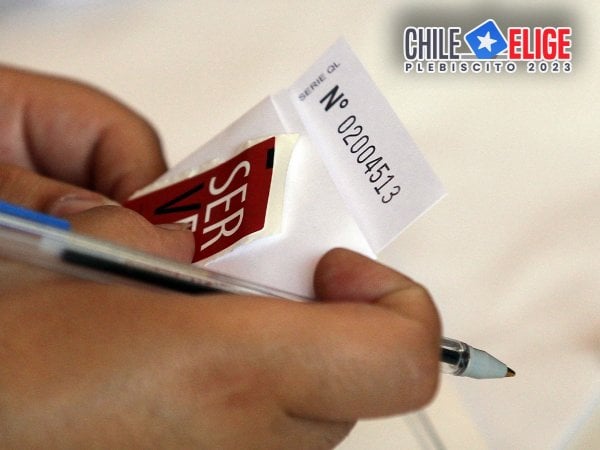 Cómo marcar el voto. Plebiscito 2023.