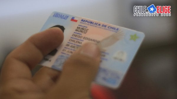 Cédula de identidad Plebiscito 2023. Servel.