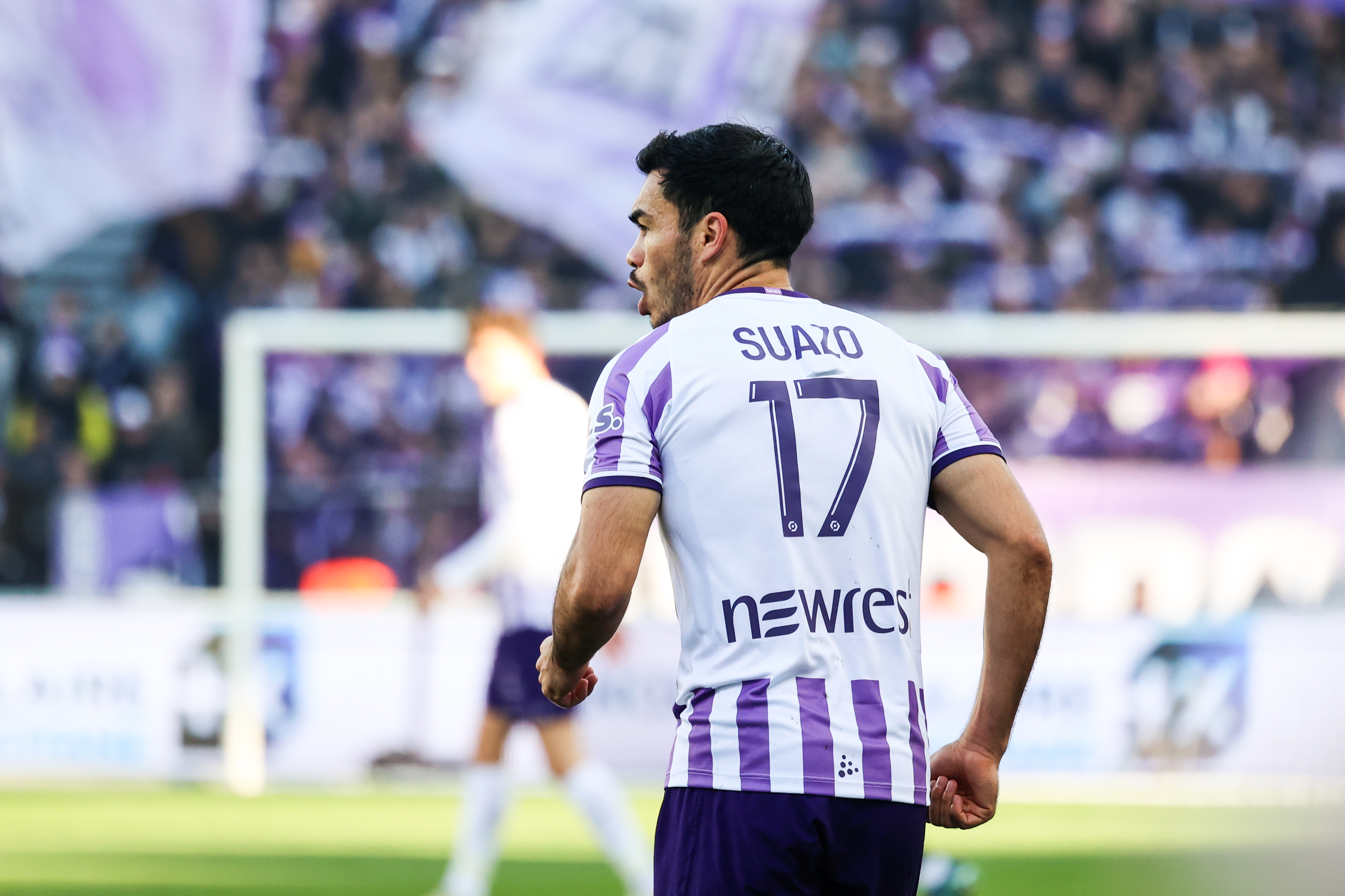 Gabriel Suazo jugando por el Toulouse