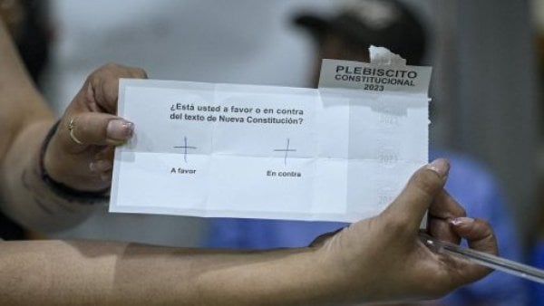 Resultados Plebiscito 2023: votos nulos y blancos.
