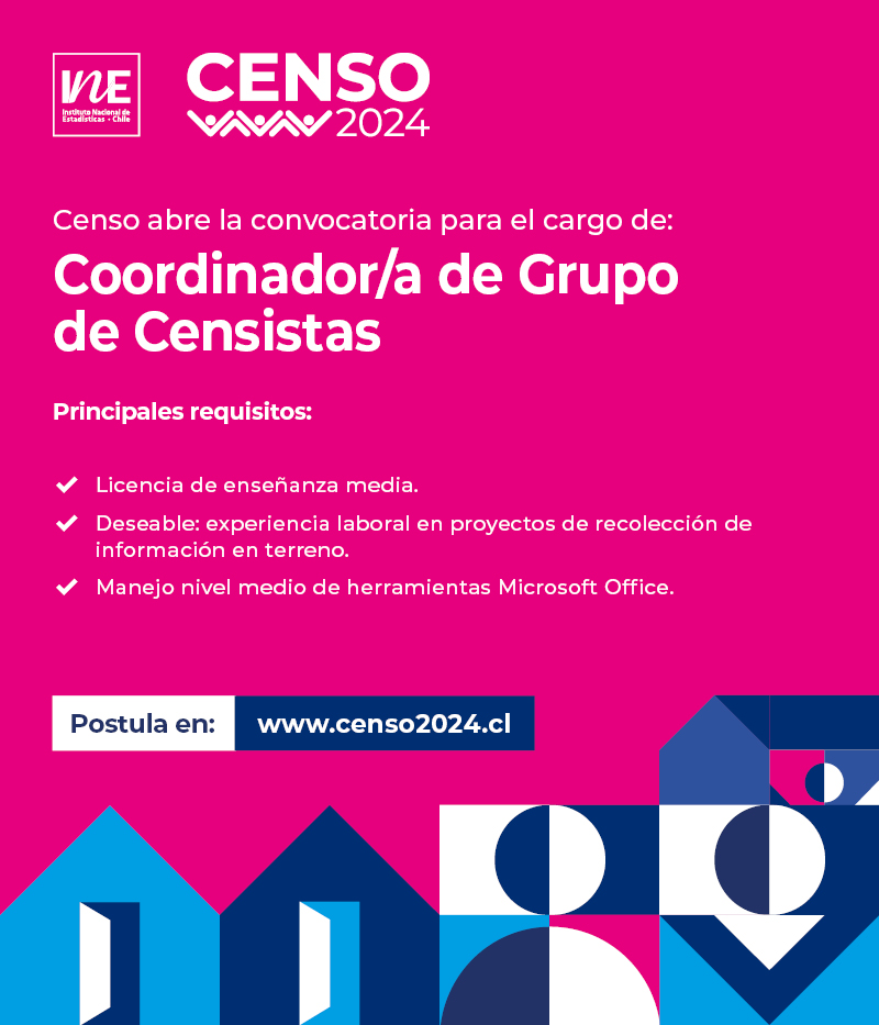 Censo 2024 Coordinador de grupo 