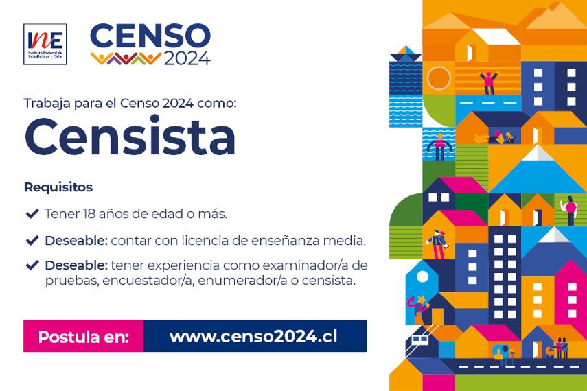 Censo 2024, requisitos para el trabajo.