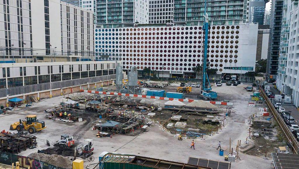 yacimiento arqueológico en Brickell, Miami 