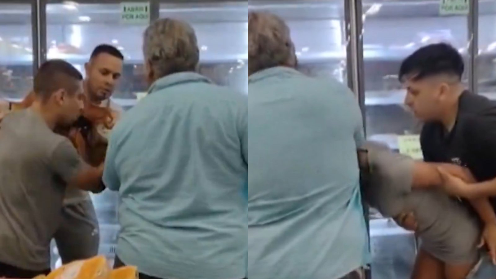 VIDEO | Mujeres desatan caos en supermercado tras pelear por oferta de carne