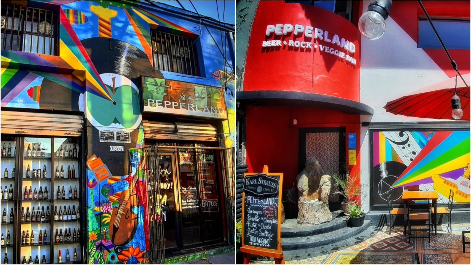 El bar Pepperland tenía sedes en Santa Isabel y Manuel Montt