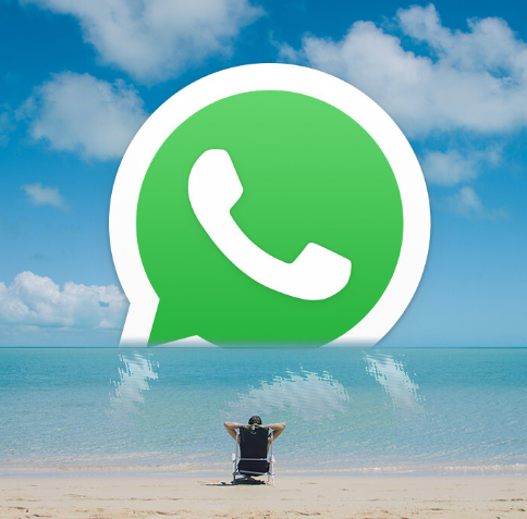 WhatsApp cerrado por vacaciones.