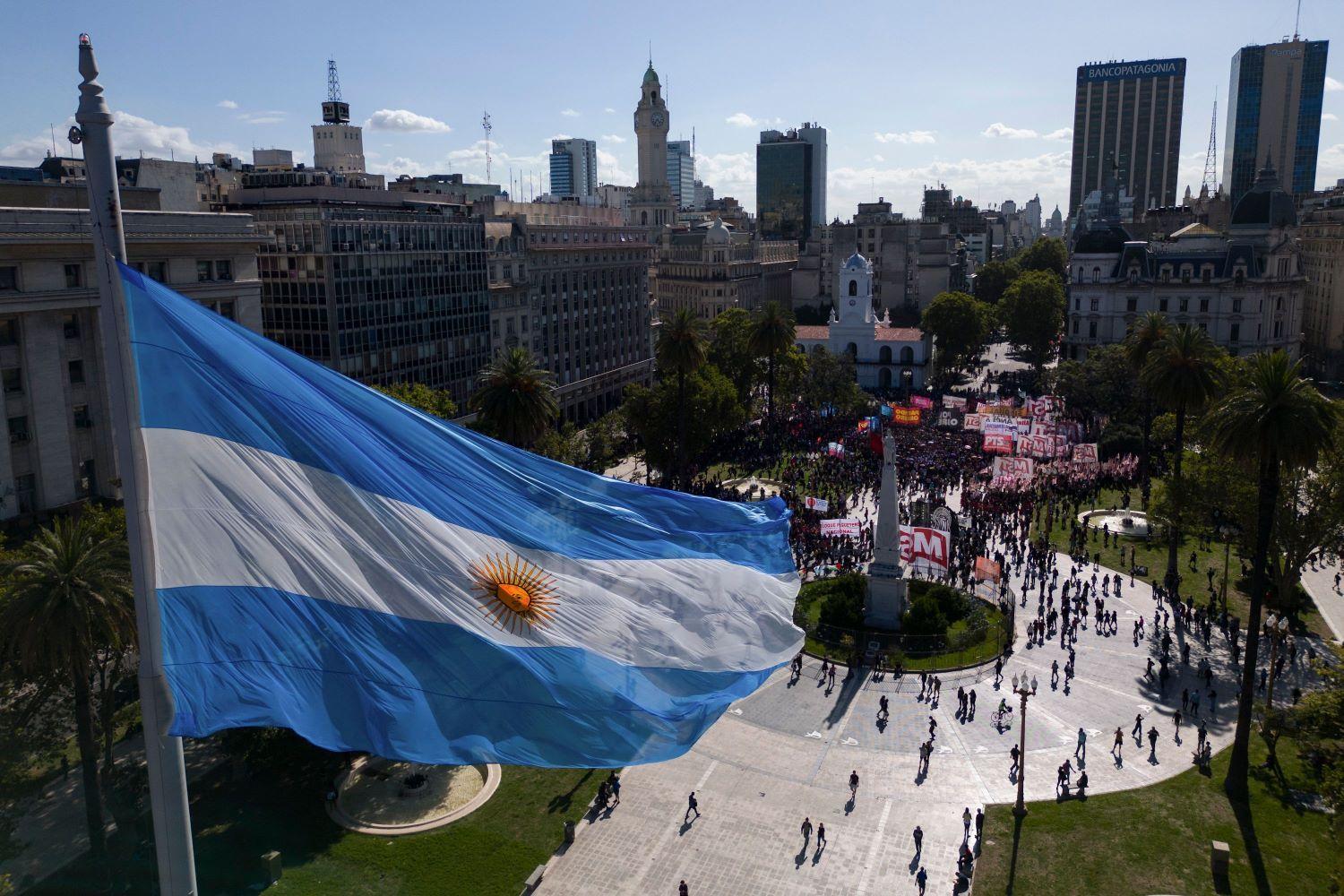 Imagen de la bandera argentina 