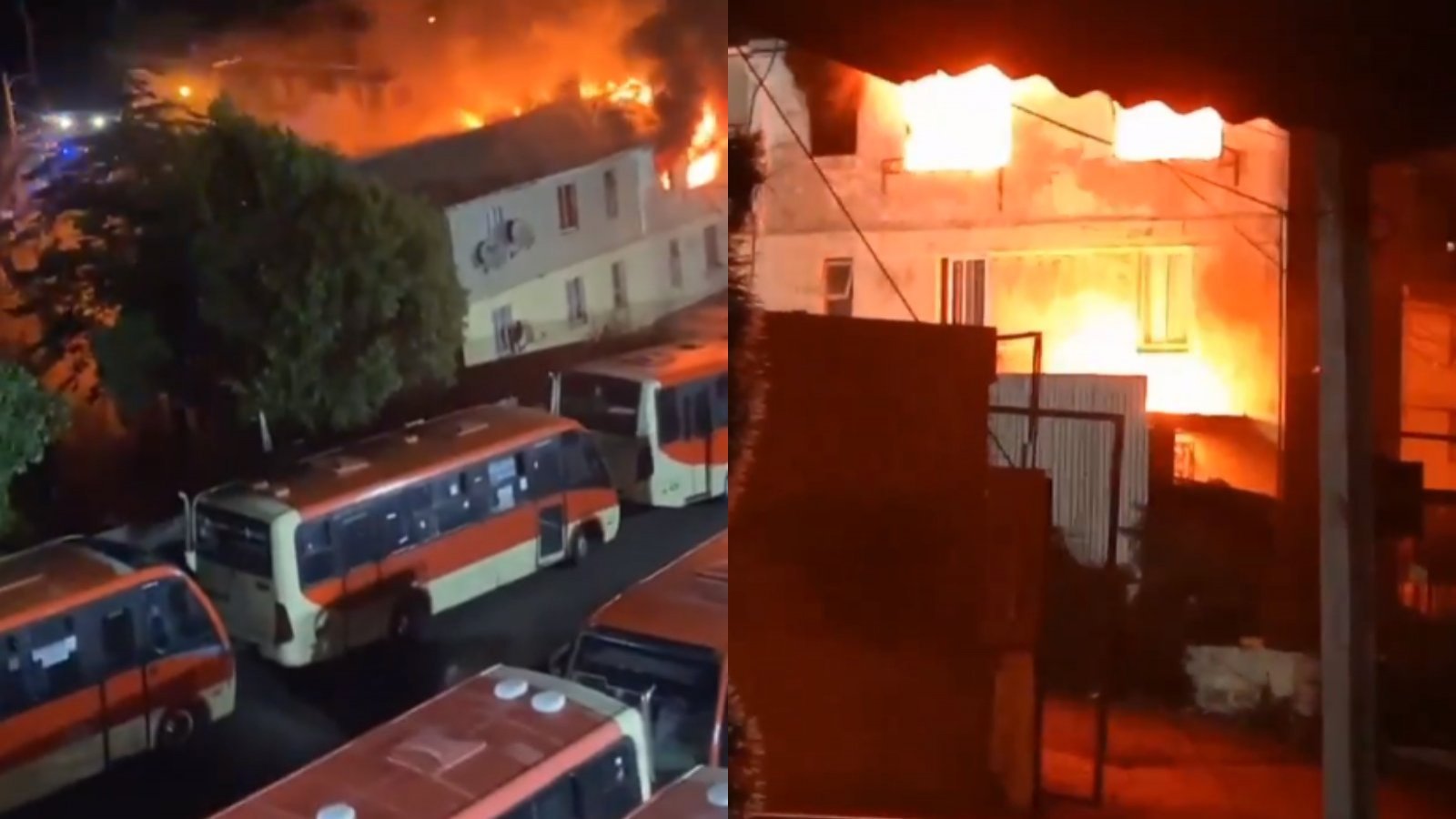 Feroz incendio en edificio de Valparaíso: se registran al menos dos viviendas destruidas