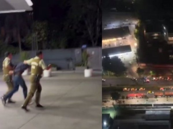 Cinco hombres fueron detenidos tras persecusión por Santiago: portaban imitación de placa de Carabineros