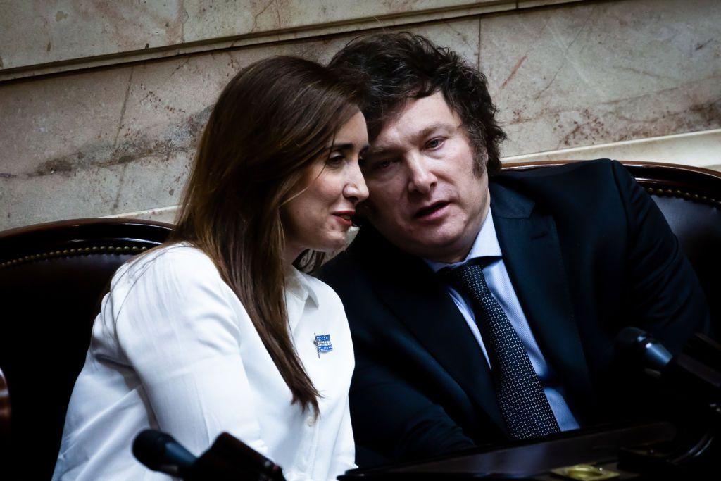 Milei y Villarruel en el Congreso