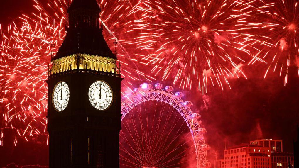 Los festejos de año nuevo en Londres