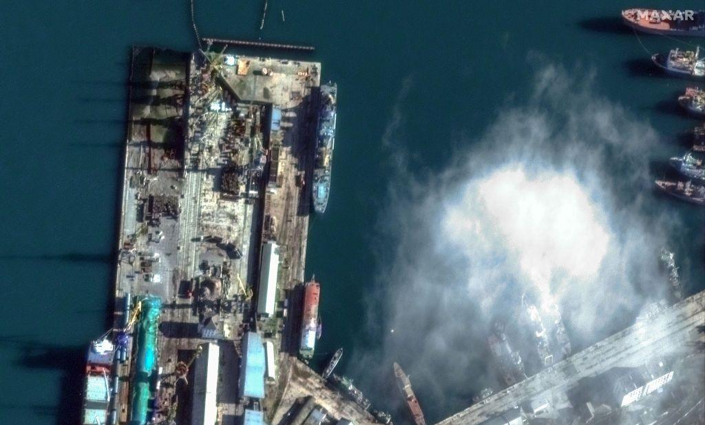 Ucrania ha destruido buques rusos en Crimea.