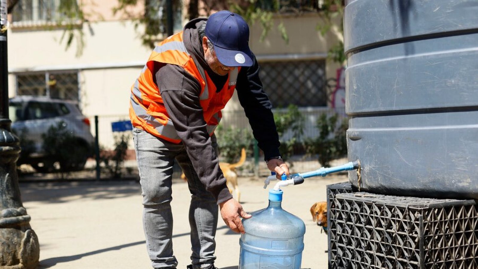 Foto: Corte de Agua Ñuñoa y Providencia.