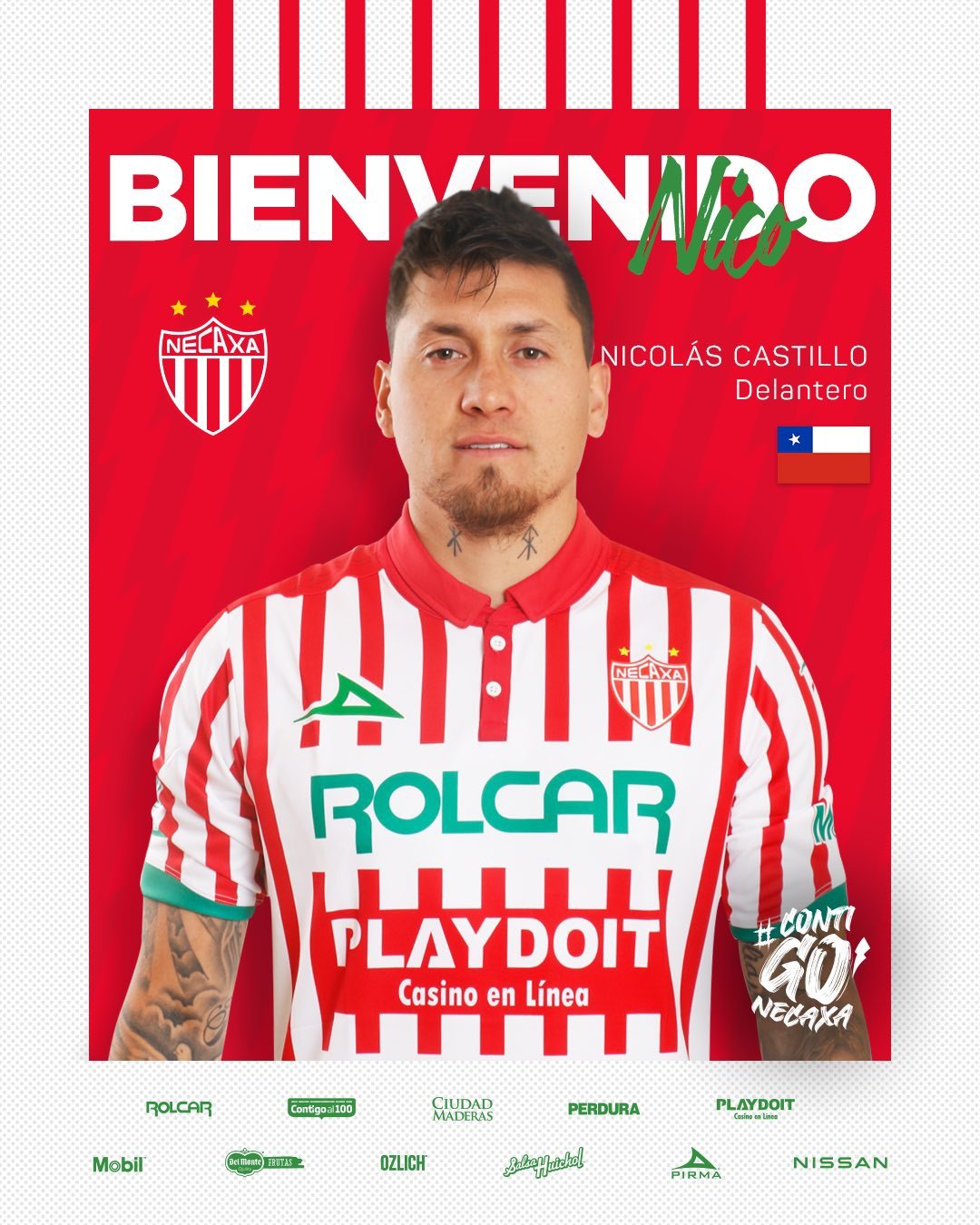 Nicolás Castillo en el Necaxa