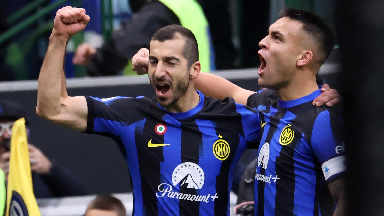 Inter de Milán celebrando un gol